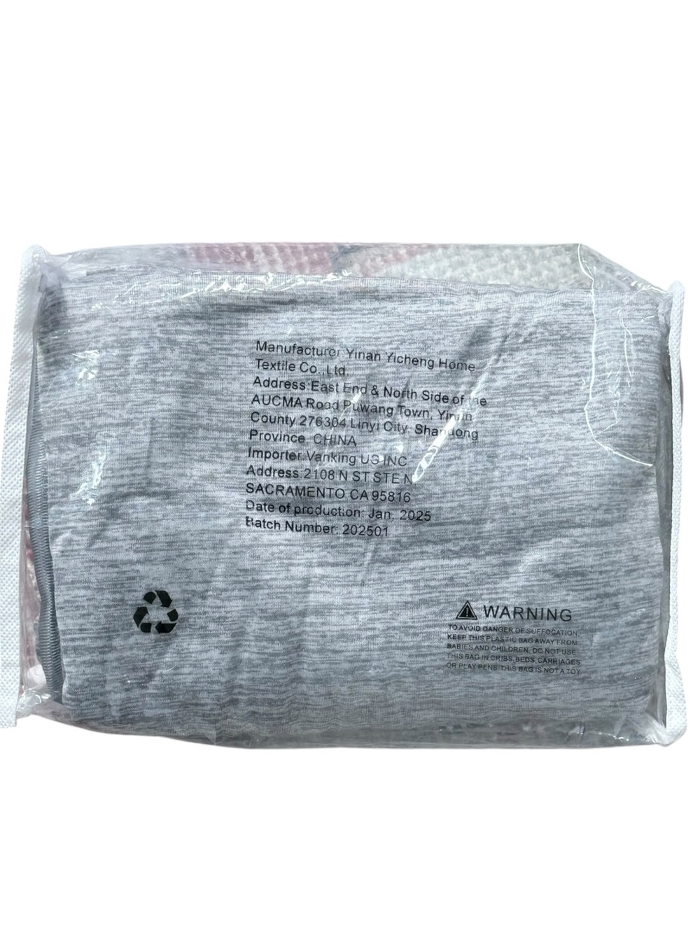 Choshome Gray Summer Cooling 50x70 Inch Throw Blanket. NEW. - Picture 2 of 5